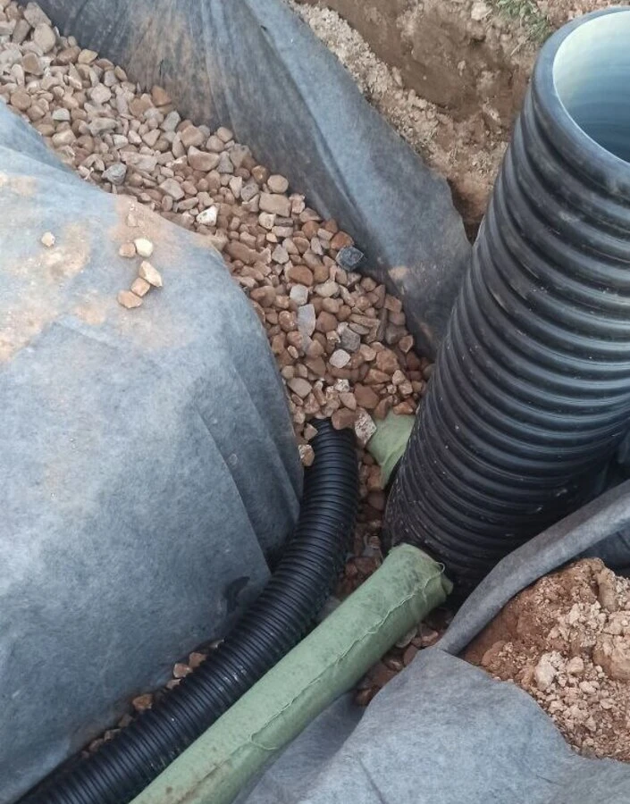 Дренажный смотровой колодец